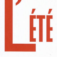 "L'été" - livre musical